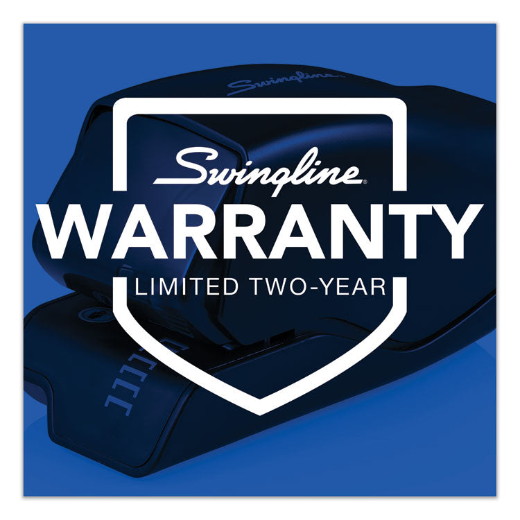 Swingline® Desktop Cartridge Electric Stapler with LED Guide, 25-Sheet Capacity, Black (SWI50202) Each