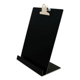 Saunders Free Standing Clipboard and Tablet Stand, 1" Clip Capacity, Letter Size: Holds 8.5 x 11 Sheets, Black (SAU22521) Each