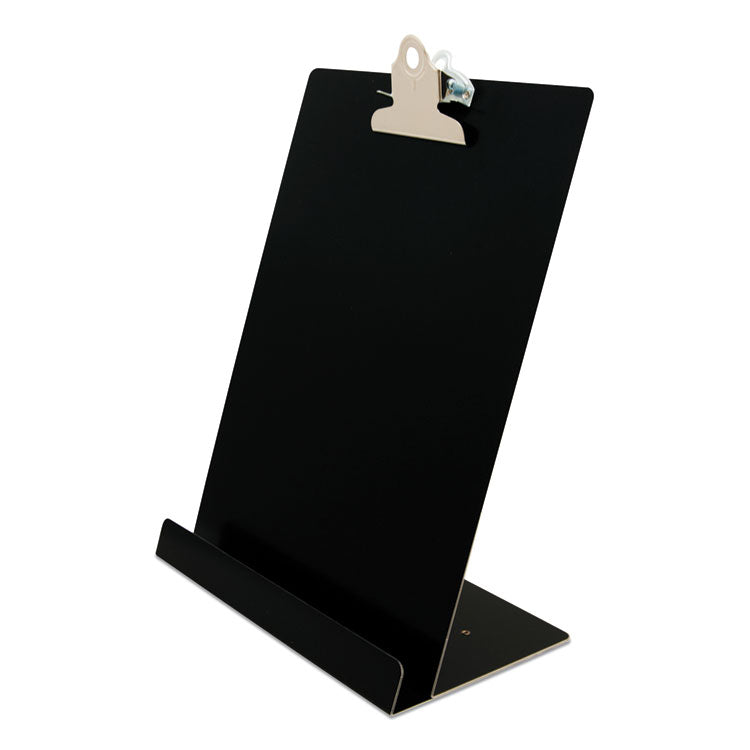 Saunders Free Standing Clipboard and Tablet Stand, 1" Clip Capacity, Letter Size: Holds 8.5 x 11 Sheets, Black (SAU22521) Each