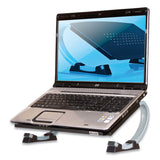 Allsop® Redmond Adjustable Curve Notebook Stand, 15" x 11.5" x 6", Black/Silver, Supports 40 lbs (ASP30498) Each