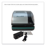 Acroprint® ES700 Atomic Electronic Time Recorder and Document Stamp, Digital Display, Black/Silver (ACP010182000) Each