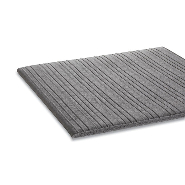 Crown Ribbed Vinyl Anti-Fatigue Mat, 24 x 36, Gray (CWNFL2436GY)