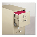 Alera® Economy Vertical File, 4 Letter-Size File Drawers, Putty, 15" x 25" x 52" (ALEHVF1552PY) Each