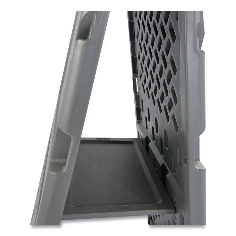 Iceberg Ingenuity Presentation Flipchart Easel with Dry Erase Surface, 33 x 28, 73" Tall Easel, Charcoal Polyethylene Frame (ICE30237) Each