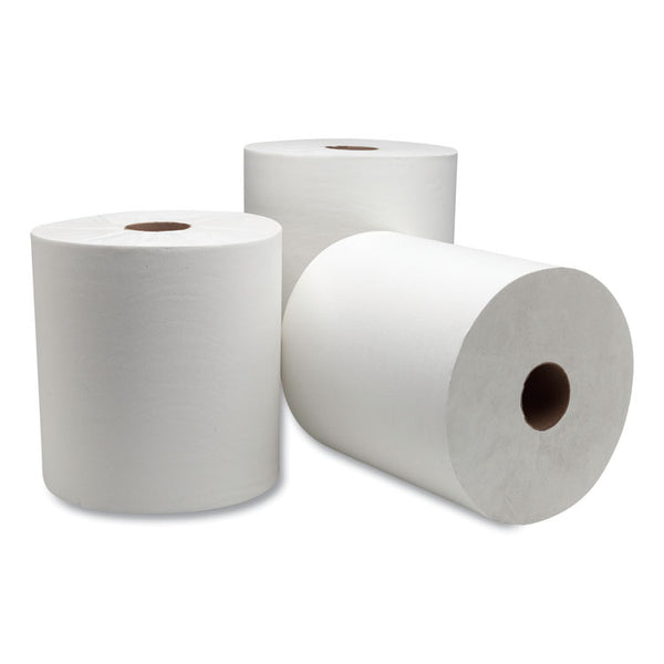 Tork® Advanced Hardwound Roll Towel, 1-Ply, 7.88" x 1,000 ft, White, 6 Rolls/Carton (TRK214405)