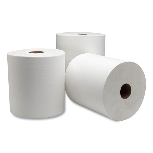 Tork® Advanced Hardwound Roll Towel, 1-Ply, 7.88" x 1,000 ft, White, 6 Rolls/Carton (TRK214405) Case of 6