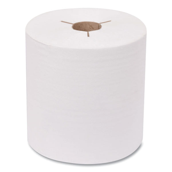 Tork® Advanced Hand Towel Roll, Notched, 1-Ply, 8" x 800 ft, White, 6 Rolls/Carton (TRK8038050)