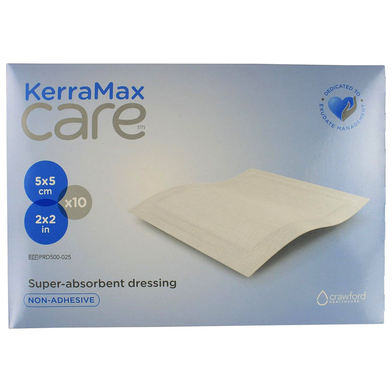 KerraMax Care® Super Absorbent Dressing 2 X 2 Inch Square (1189375_CT) 10/CT