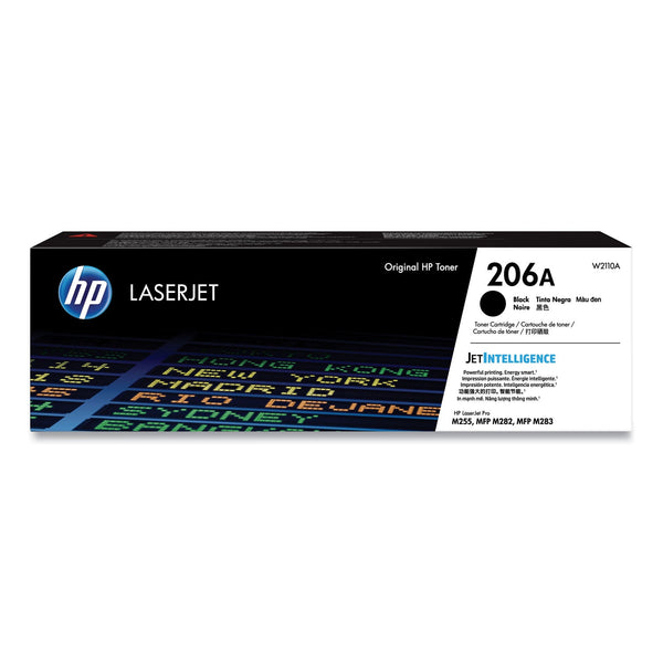 HP HP 206A, (W2110A) Black Original LaserJet Toner Cartridge (HEWW2110A)