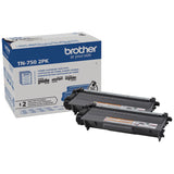 Brother TN7502PK High-Yield Toner, 8,000 Page-Yield, Black, 2/Pack (BRTTN7502PK)