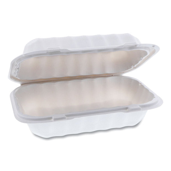 Pactiv Evergreen EarthChoice SmartLock Microwavable MFPP Hinged Lid Container, 9 x 6 x 3, White, Plastic, 270/Carton (PCTYCN80961) Case of 270