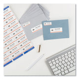 Avery® Easy Peel White Address Labels w/ Sure Feed Technology, Laser Printers, 1 x 2.63, White, 30/Sheet, 250 Sheets/Pack (AVE5960) Box of 7500