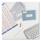 Avery® Easy Peel White Address Labels w/ Sure Feed Technology, Laser Printers, 1 x 2.63, White, 30/Sheet, 25 Sheets/Pack (AVE5260) Pack of 750