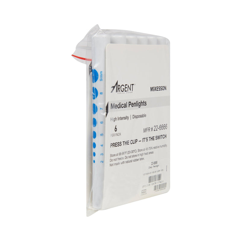 McKesson Penlight White Light 4-1/2 Inch Disposable (193987_PK) 6/PK
