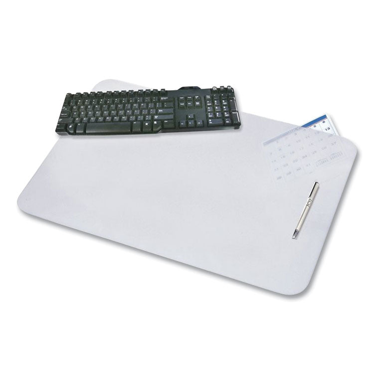 Artistic® KrystalView Desk Pad with Antimicrobial Protection, 17 x 12, Frosted Finish, Clear (AOP60740M) Each