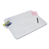 Artistic® KrystalView Desk Pad with Antimicrobial Protection, 17 x 12, Frosted Finish, Clear (AOP60740M) Each