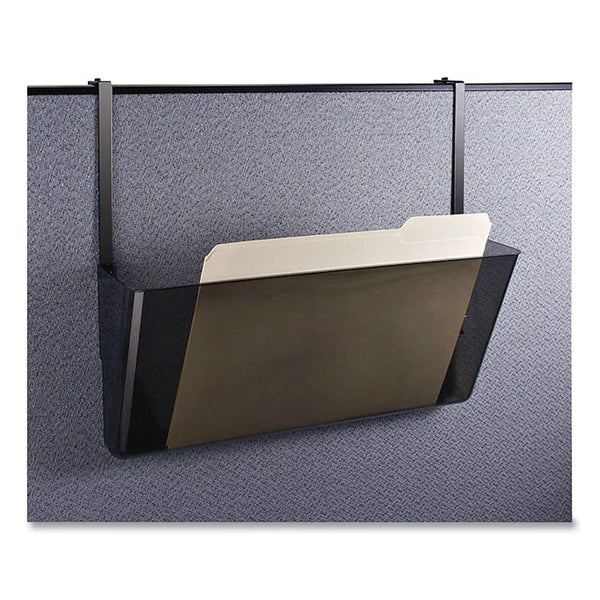 Officemate Plastic Wall-File Pocket, One Pocket, Legal/Letter Size, 16.19" x 4.13" x 7", Smoke (OIC21441)