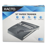 X-ACTO® 10-Sheet Guillotine Trimmer, 10 Sheets, 12" Cut Length, Plastic Base, 13 x 13 (EPI26232) Each
