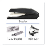 Swingline® Standard Stapler Value Pack, 15-Sheet Capacity, Black (SWIS7054567CC)