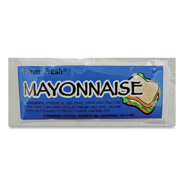 Flavor Fresh® Condiment Packets, Mayonnaise, 0.32 oz Packet, 200/Carton (FLV80005) Case of 200