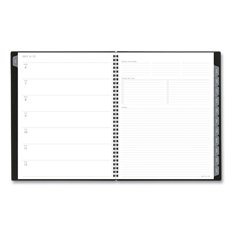 AT-A-GLANCE® Elevation Academic Weekly/Monthly Planner, 11 x 8.5, Black Cover, 12-Month (July to June): 2023 to 2024 (AAG75959P05)