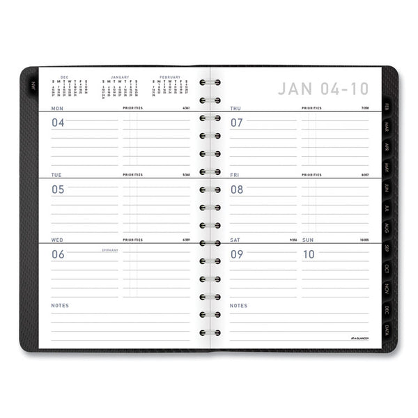 AT-A-GLANCE® Contemporary Weekly/Monthly Planner, Open-Block Format, 8.5 x 5.5, Graphite Cover, 12-Month (Jan to Dec): 2024 (AAG70100X45)
