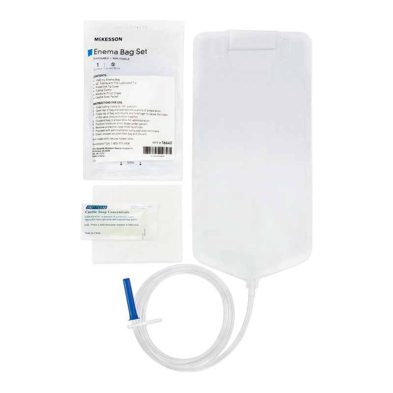 McKesson Enema Bag Set NonSterile 1500 mL (854375_EA) 1/EA