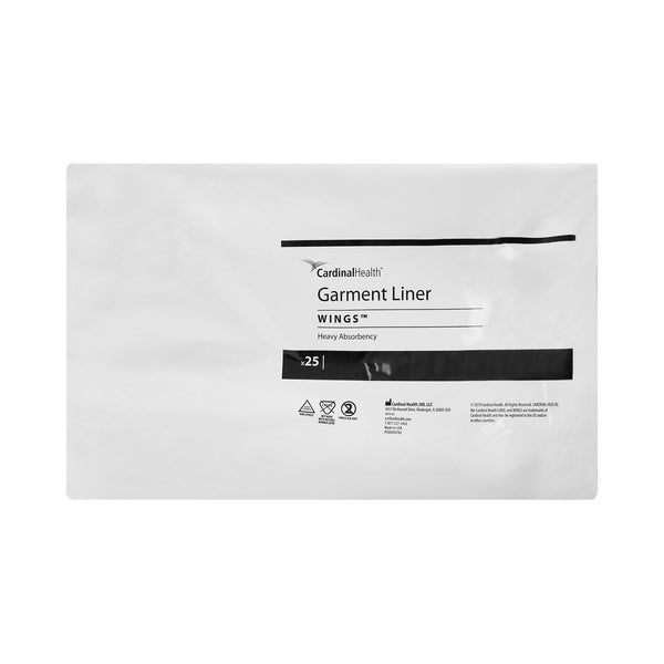 Wings™ Incontinence Liner 10 X 24 Inch Heavy Absorbency Polymer Core One Size Fits Most (459394_BG) 24/BG