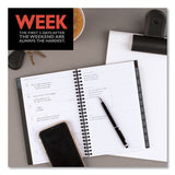 AT-A-GLANCE® Elevation Academic Weekly/Monthly Planner, 8.5 x 5.5, Black Cover, 12-Month (July to June): 2023 to 2024 (AAG75101P05)