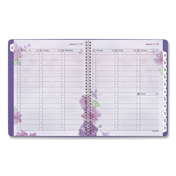 AT-A-GLANCE® Beautiful Day Weekly/Monthly Planner, Vertical-Column Format, 11 x 8.5, Purple Cover, 13-Month (Jan to Jan): 2024 to 2025 (AAG938P905)