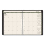 AT-A-GLANCE® Recycled Monthly Planner with Perforated Memo Section, 8.75 x 7, Black Cover, 12-Month (Jan to Dec): 2024 (AAG70120G05)