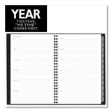 AT-A-GLANCE® Elevation Academic Weekly/Monthly Planner, 8.5 x 5.5, Black Cover, 12-Month (July to June): 2023 to 2024 (AAG75101P05)