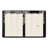 AT-A-GLANCE® Lacey Weekly Block Format Professional Appointment Book, Lacey Artwork, 11 x 8.5, Black/White, 13-Month (Jan-Jan): 2024-2025 (AAG541905)