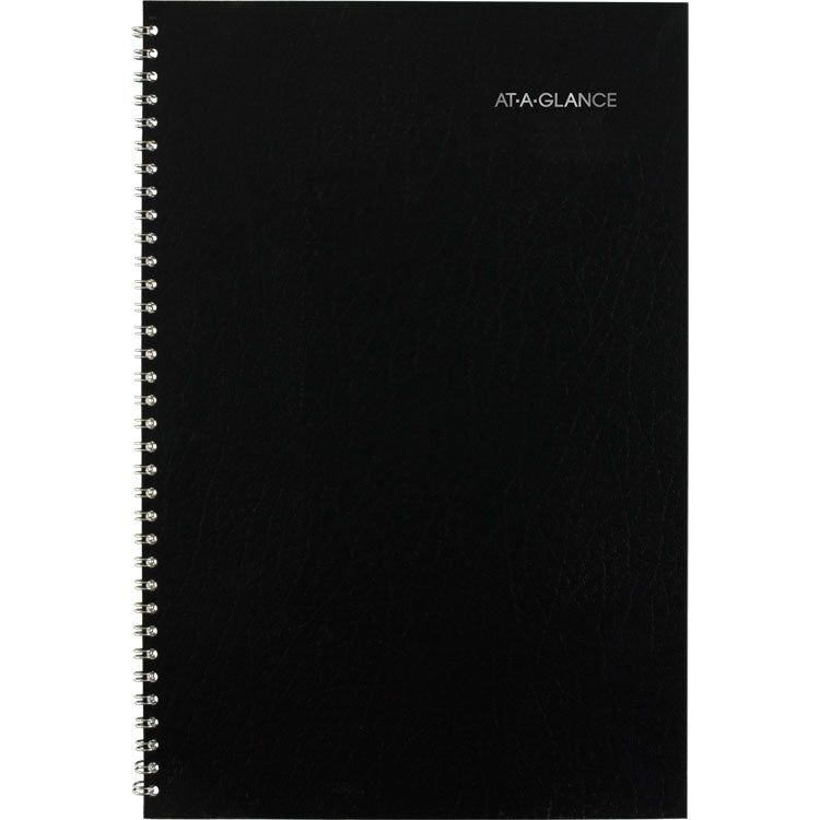 AT-A-GLANCE® DayMinder Monthly Planner, Academic Year, Ruled Blocks, 12 x 8, Black Cover, 14-Month (July to Aug): 2023 to 2024 (AAGAY200)