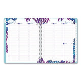 AT-A-GLANCE® Wild Washes Weekly/Monthly Planner, Wild Washes Flora/Fauna Artwork, 11 x 8.5, Blue Cover, 13-Month (Jan to Jan): 2024-2025 (AAG523905)