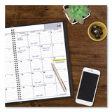 AT-A-GLANCE® DayMinder Monthly Planner, Academic Year, Ruled Blocks, 12 x 8, Black Cover, 14-Month (July to Aug): 2023 to 2024 (AAGAY200)