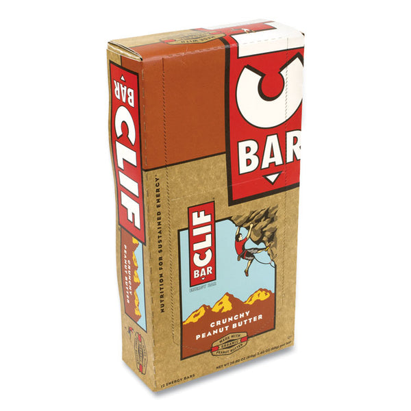 CLIF® Bar Energy Bar, Crunchy Peanut Butter, 2.4 oz, 12/Box, Ships in 1-3 Business Days (GRR20900633)