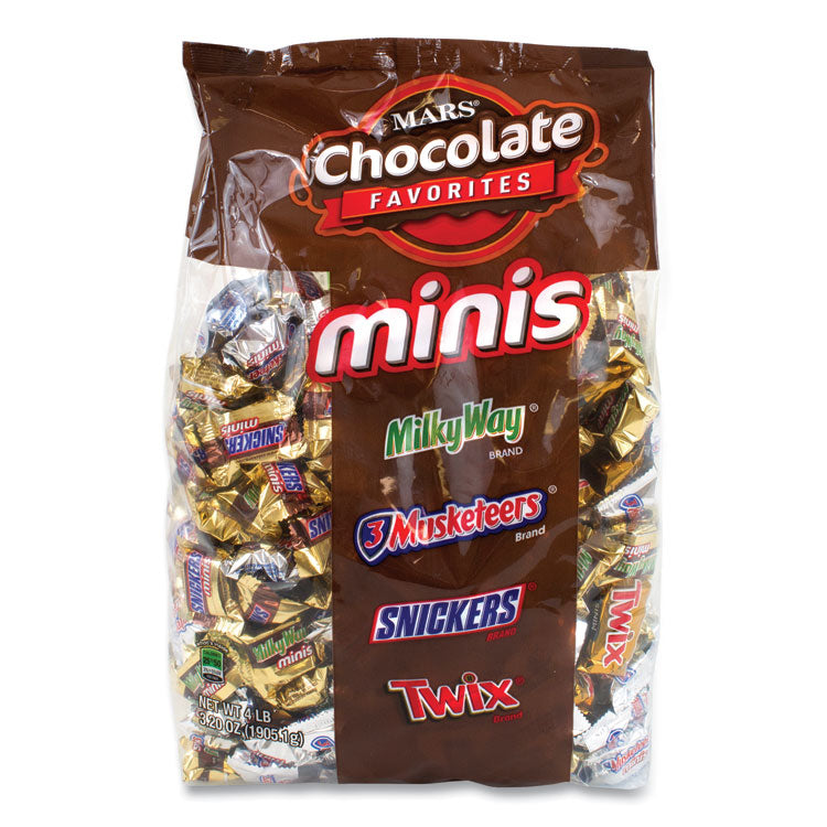 MARS Chocolate Favorites Minis Variety Mix, 240 Pieces, 67.2 oz Bag, Ships in 1-3 Business Days (GRR20900379) Each