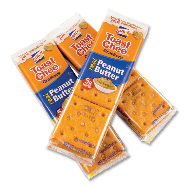 Lance® Toast Chee Peanut Butter Cracker Sandwiches, 1.52 oz Pack, 40 Packs/Box, Ships in 1-3 Business Days (GRR22000542)