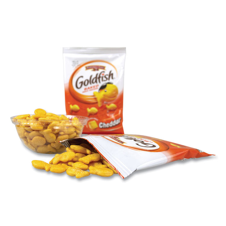 Pepperidge Farm® Goldfish Crackers, Cheddar, 1.5 oz Bag, 30 Bags/Box, Ships in 1-3 Business Days (GRR22000493) Case of 30