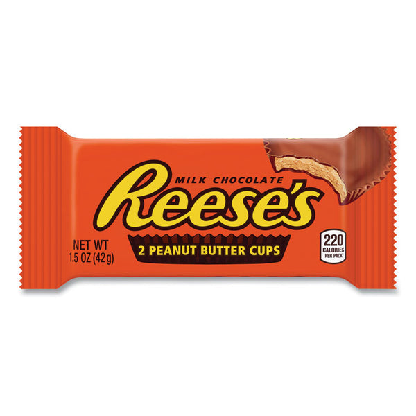 Reese's® Peanut Butter Cups Bar, Full Size, 1.5 oz Bar, 2 Cups/Bar, 36 Bars/Box, Ships in 1-3 Business Days (GRR20900149) Case of 36