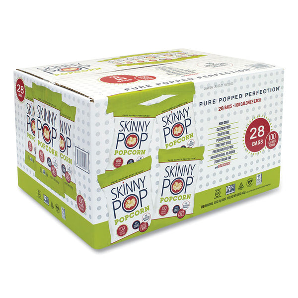 SkinnyPop® Popcorn Popcorn, Original, 0.65 oz Bag, 24/Carton, Ships in 1-3 Business Days (GRR22000408) Case of 28