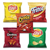 Frito-Lay Potato Chips Bags Variety Pack, Assorted Flavors, 1 oz Bag, 50 Bags/Carton, Ships in 1-3 Business Days (GRR22000403) Case of 50