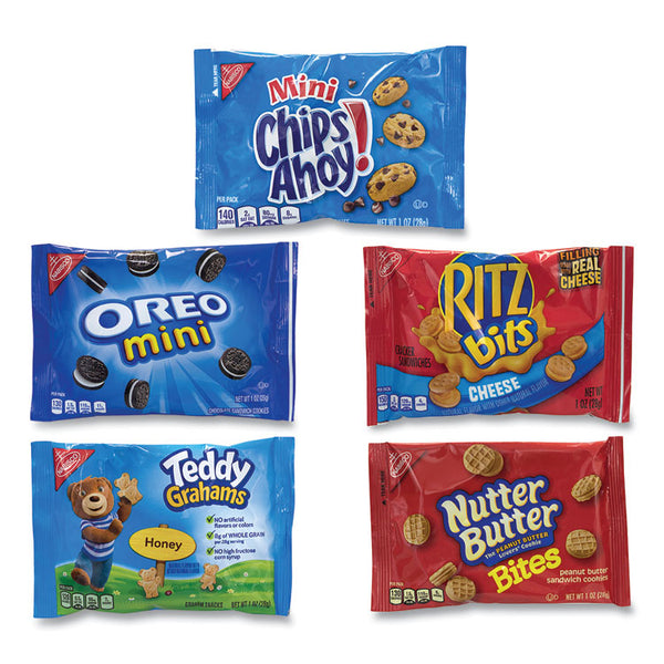 Nabisco® Cookie and Cracker Classic Mix, Assorted Flavors, 1 oz Pack, 40 Packs/Box, Ships in 1-3 Business Days (GRR22000086)