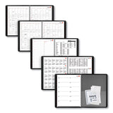 AT-A-GLANCE® 800 Range Weekly/Monthly Appointment Book, 11 x 8.25, Black Cover, 12-Month (Jan to Dec): 2024 (AAG7086405)