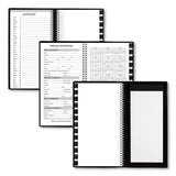 AT-A-GLANCE® Compact Weekly Appointment Book, 6.25 x 3.25, Black Cover, 12-Month (Jan to Dec): 2025 (AAG7000805)