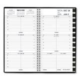 AT-A-GLANCE® Compact Weekly Appointment Book, 6.25 x 3.25, Black Cover, 12-Month (Jan to Dec): 2025 (AAG7000805)