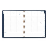 AT-A-GLANCE® Signature Collection Firenze Navy Weekly/Monthly Planner, 11 x 8.5, Navy Cover, 13-Month (Jan to Jan): 2024 to 2025 (AAGYP90520)