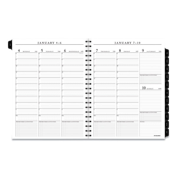 AT-A-GLANCE® Executive Weekly/Monthly Planner Refill with 15-Minute Appointments, 11 x 8.25, White Sheets, 12-Month (Jan to Dec): 2024 (AAG7091110)