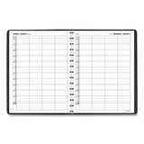 AT-A-GLANCE® Four-Person Group Daily Appointment Book, 11 x 8, Black Cover, 12-Month (Jan to Dec): 2024 (AAG7082205)